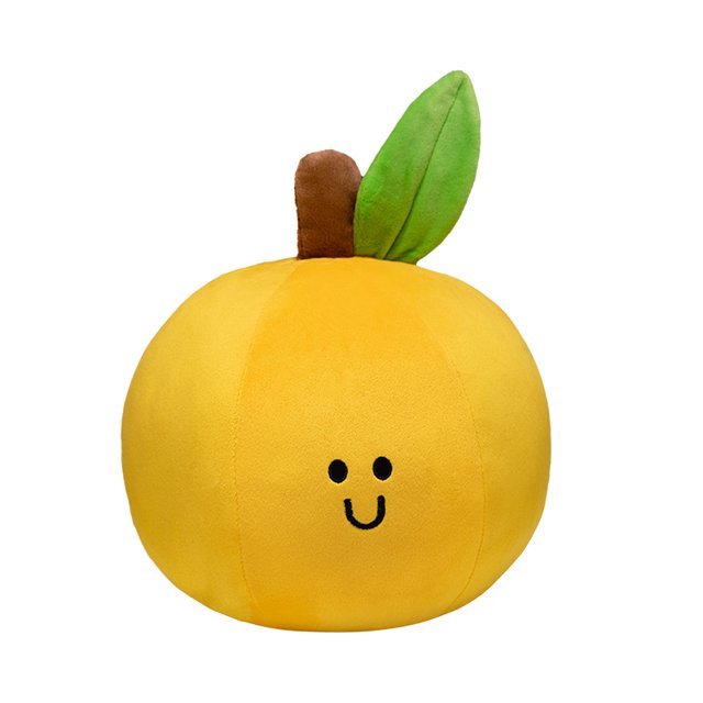 Muñeca de peluche con fruta de peluche, naranja, suave caricatura, 12-16 cm