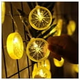thumbnail image 4 of braveheart 20 LED Yellow Lemon Light Strings Warm Decorative Interior Light Strings for Wedding Party Bedroom, 4 of 6