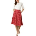 thumbnail image 2 of Allegra K Women's 3/4 Lantern Sleeve Semi Sheer Retro Lace Tops, 2 of 6