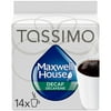 Indulge in the Rich Aromas of Maxwell House Cafe Collection Decaf - 14-Count Custom Roast T-Discs for Tassimo Brewers.