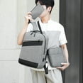 thumbnail image 2 of Bolsas Crossbody para Mujeres Viajes Mochila Portátil, Mochila de Viajes de los Hombres de las Mujeres Grandes, Negocios Llevar en la Mochila con Diez Fuentes Y Moneda Cartera, Bolsa de la Universidad, 2 of 9