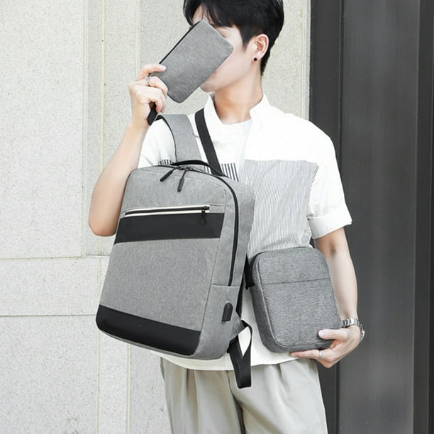 Travel Laptop Backpack Large Women s Men s Travel Backpack Business Carry On Backpack With Crossbody And Coin Purse Durable College Bag Three Piece