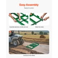 thumbnail image 5 of VEVOR Drag Harrow, 4 ft Heavy Duty Tow Behind Drag Harrow with Adjustable Bars & 72 in Chain, Driveway Grader Landscape Rake for ATV, UTV, Tractor, Mower Tow Behind Yard Lawn Leveling Tool, 5 of 9