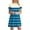 Dark Blue, variant on yillto Women Summer Tshirt Dress Casual Plaid Short Sleeve Crew Neck Knee Length Loose Comfy Dresses