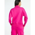 thumbnail image 4 of Scoop Women's and Women's Plus Scubaknit V Neck Sweatshirt, Sizes XS-4X, 4 of 5
