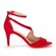 thumbnail image 4 of Sandalia DREAM PAIRS NILE Roja con Punta Abierta y Tacón Stiletto 7.5, 4 of 7