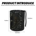 thumbnail image 3 of Gaeub Ornate Dark Skull Book Print Car Trash Can, Collapsible Trash Can for Car, Waterproof Car Garbage Can, Hanging Car Trash Can Bin, 3 of 7