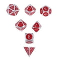 thumbnail image 1 of 7pcs /set Metal Polyhedral D& Role Pying Game ,Red D, 1 of 8