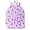 Purple, variant on GobdXE Back To School Student Fruit Strawberry Print Daypack Large Single Main Zipper Compartment Unisex Mini Backpack Size:One Size