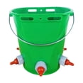thumbnail image 1 of Cubo alimentador para terneros, cubo para terneros, suministros para , fácil instalar, práctico, alimentación gran capacidad, Verde con 5 pezones, 1 of 8