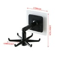 thumbnail image 3 of Gadgets Bath Mounted Hanger Rotating Kitchen Accessories Hook Coat Wall 360° Kitchen，Dining & Bar Purse Racks for Purses Stand Hooks for Keys under Shelf Hooks Hooks for Hanging Hanger Wall Mount Rope, 3 of 8