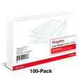 thumbnail image 2 of Staples 4" x 6" Index Cards Lined White 300/Carton ST50985-CCVS, 2 of 5