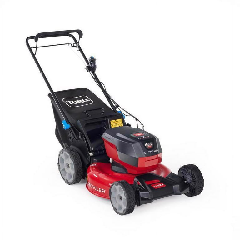 Toro Recycler 21 in. 60 V Battery Self-Propelled Lawn Mower Kit (Battery &  Charger) 