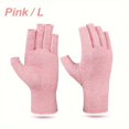 thumbnail image 1 of MesaSe Rheumatoid Arthritis Compression Glove - Advanced Support for Tendonitis  Carpal Tunnel - Fingerless  Thumb Support - Unisex  All-Day Comfort - Order a Size Up, 1 of 7