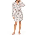 thumbnail image 2 of VIP Women's & Women's Plus Plush Pajama Sleep Robe, 2 of 4
