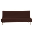 thumbnail image 2 of LiveGo Armless Sofa Bed Cover Stretch Spandex Futon Slipcover Folding Sofa Bed Cover with Elastic Bottom Solid Color Couch Cover Furniture Protector Without Armrests, 2 of 8