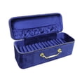 thumbnail image 3 of Estuche para pulseras, estuche para guardar joyas, 15 compartimentos, caja de presentación para joyería. Azul oscuro, 3 of 9