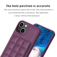 thumbnail image 5 of SaniMore for iPhone 14 (6.1" 2022) Case, Flip PU Leather Diamond-Shaped with Built-in Card Slots, Kickstand and Shockproof Anti-drop Phone Case for iPhone 14 Wallet Shell, Darkpurple, 5 of 8