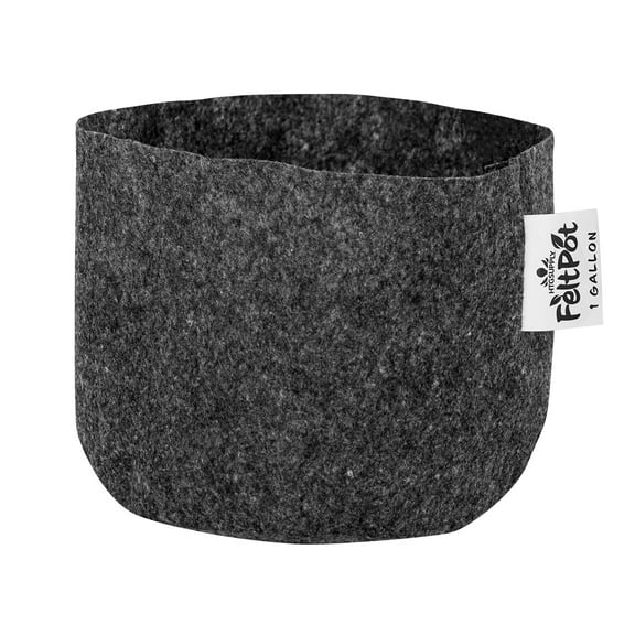 HTG Supply Disposable FeltPots 1 Gallon Aeration Fabric Grow Bags for Plants (50 Pots)