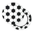 thumbnail image 2 of Naloa Soccer Ball Round Bar Stool Cushion Cover 12-14 inch, Fits Kitchen, Office, Restaurant Chairs - 14 inch, 2 of 7