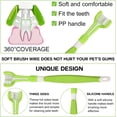 thumbnail image 3 of Juego de 8 cepillos de dientes para mascotas, cepillo de dedo para perros, cepillo de dedo de silicona para perros y gatos, mejora la higiene bucal., 3 of 5
