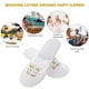 thumbnail image 3 of KAKOWELY 3 pares de pantuflas desechables para fiesta de bodas, pijamas y fiestas., 3 of 5