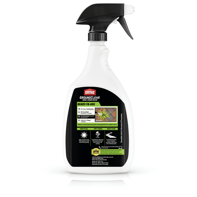 Ortho GroundClear Weed & Grass Killer Ready-to-Use, 24 oz.