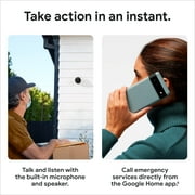 Google Nest Cam 2-Pack - Outdoor or Indoor | Battery Wireless Indoor and Outdoor Security Camera for Home Security Cameras - Snow