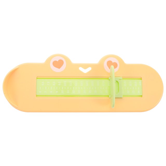 Medidor de pies preciso para niños, cómodo y práctico para uso doméstico. Medidor de tallas de zapatos para niños pequeños.
