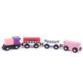 thumbnail image 5 of BESTSKY 4Pcs Magnetic Wooden Miniature Train - Carriage Model Developmental Kids Toy Gift Magnetic Train Set, 5 of 6
