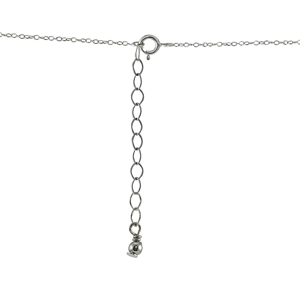 Peridot 6mm Round Bezel-Set Dainty Sterling Silver Choker Necklace