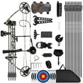 thumbnail image 2 of Archery Ready to Hunt Compound Bow Package for Adults and Teens,25"-31" Draw Length，0-70 Lbs Draw Weight ,up to IBO 320 fps，Lightweight Design Bow ,Fully Adjustable, 2 of 9