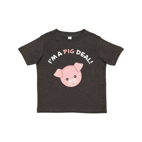 Inktastic I'm a Pig Deal Cute Pig Pun Boys or Girls Toddler T-Shirt