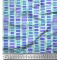 thumbnail image 1 of Soimoi Green Moss Georgette Fabric Brush Stroke Abstract Decor Fabric Printed Yard 42 Inch Wide, 1 of 3