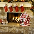 thumbnail image 3 of Gymax Lighting Ceramic Snow House Christmas Scene Hand-painted Luminous Village, 3 of 10