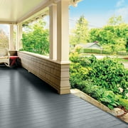 Glidden Porch & Floor 1 gal. Dark Gray Satin Interior/Exterior Paint with Primer