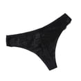 thumbnail image 1 of keepw Low Rise String Sans Coutures Conception de Dentelle Sexy Attrayant Datant Prop Beau Travail Respirant Noir XXL, 1 of 6