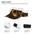 thumbnail image 3 of Balery Orange Lightning Sport Wear Athletic Visor Sun Sports Visor Hat Visor Adjustable Cap for Women and Men (One Size), 3 of 7