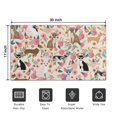 thumbnail image 5 of Chihuahua and Flower Florals Door Rugs,Washable Non Slip Door Mats Indoor,Decorative Door Mats,Entry Mat Indoor for Entrance,Bedroom,Kitchen,Bathroom,17"x30", 5 of 6