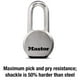 thumbnail image 5 of Candado Magnum M930XKADLH Master Lock de acero pesado, 5 of 6