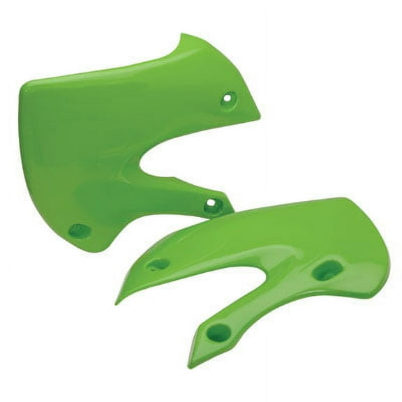 Acerbis Radiator Scoops Green for Kawasaki KX65 2000-2009