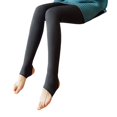 thumbnail image 1 of letairis 1/2/3/5 Collants pour Femmes Legging Extensible Taille Unique Pieds Noirs 1 Pce, 1 of 6