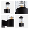 thumbnail image 4 of Aplique de pared exterior, IP44, acabado negro, 10W, E27, 1 luz, 4 of 4