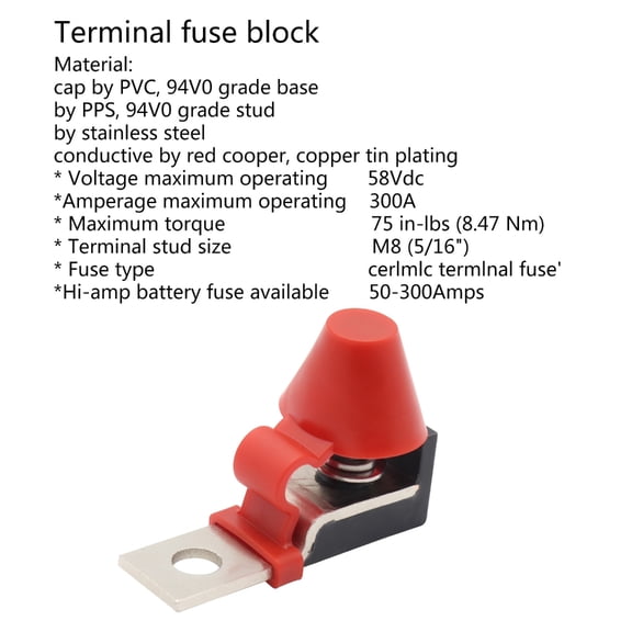 MRBF and Terminal Mount Blocks Marine Battery Terminal Holder