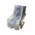 thumbnail image 4 of Just Breathe Soft Flannel Fleece Blanket, Calligraphic Motivation Words with a Hand Drawn Cloud Wellness Lifestyle, Cozy Plush for Indoor and Outdoor Use, 50" x 60", Pale Blue White, by Ambesonne, 4 of 6