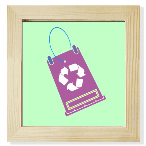 Virescence Afforest Greening Bag Square Picture Frame Wall Tabletop Display