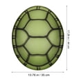 thumbnail image 2 of Accesorio de disfraz de caparazón de tortuga para cosplay, ideal para fiestas de Halloween y juegos de rol., 2 of 8