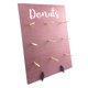 thumbnail image 2 of Advancent 1 juego de donuts de pared hechos a mano premium exquisitos sólidos fáciles de instalar soportes de donuts para de postre boda Decoración del hogar, 2 of 6