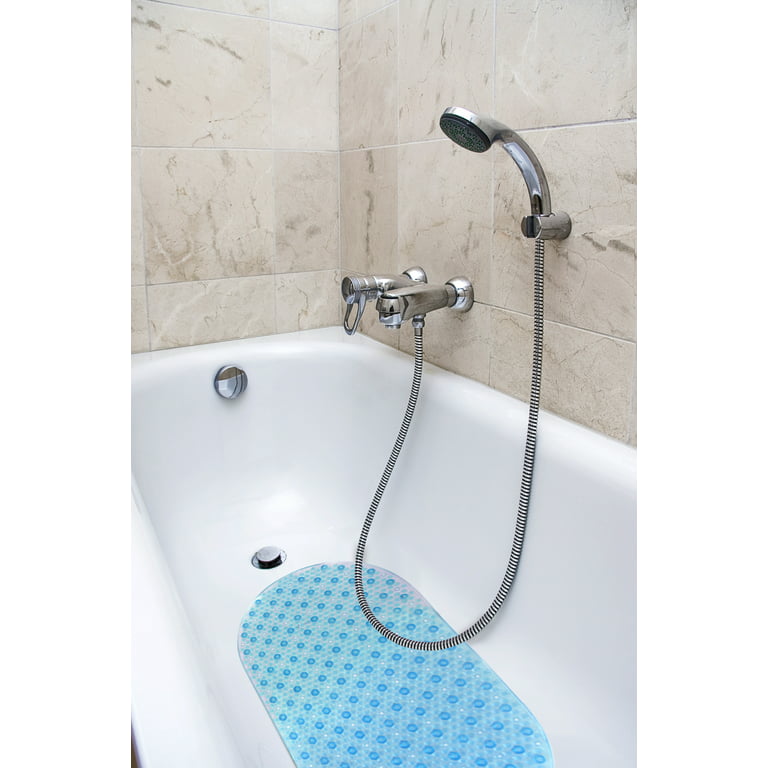 Non Slip Shower Tub Floor Bubble Mat Bathroom Safety Rubber Suction Cup Grip