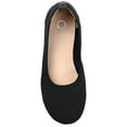 thumbnail image 4 of Journee Womens Jersie Knit Foldable Round Toe Slip On Dress Flats, Widths Available, 4 of 8